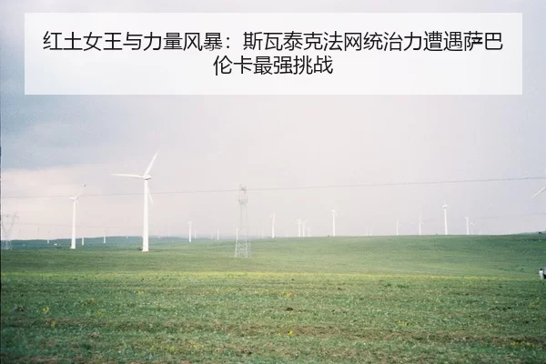 红土女王与力量风暴：斯瓦泰克法网统治力遭遇萨巴伦卡最强挑战